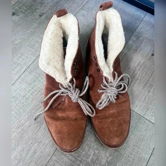 Jenni Kayne Shearling Canyon Boots Size 11 - Picture 3 of 8